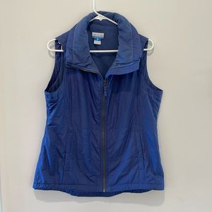 Columbia Purple Zip Front Vest